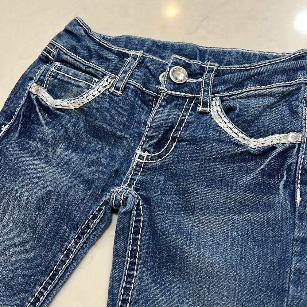 Faded glory girls jeans, size 4, never worn. - Picture 4 of 4
